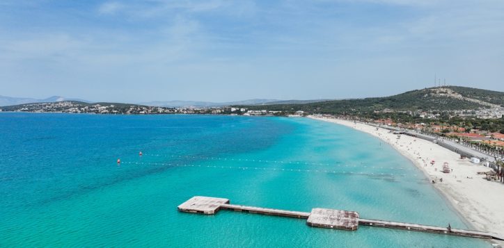 ilicabeachdronephotosummerseasonaegeanseaizmirturkiye-2